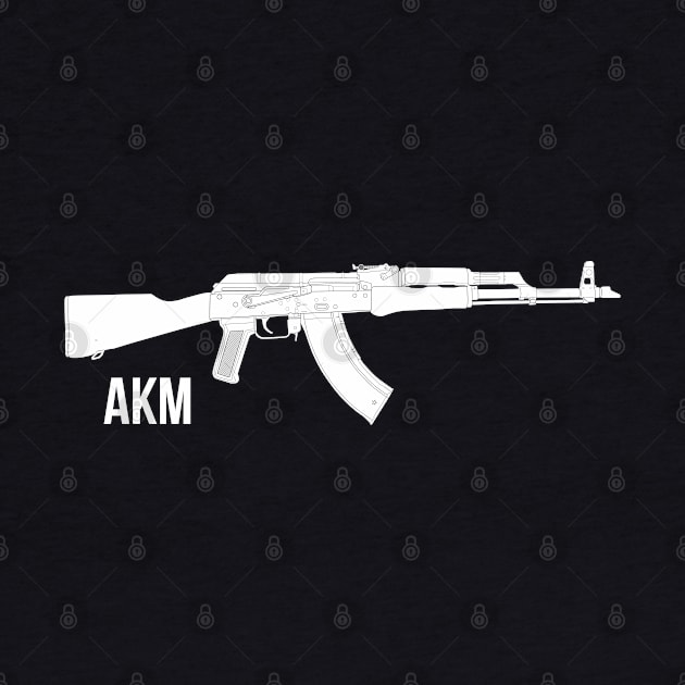 Modernised Kalashnikov Assault Rifle ( AKM ) white by FAawRay